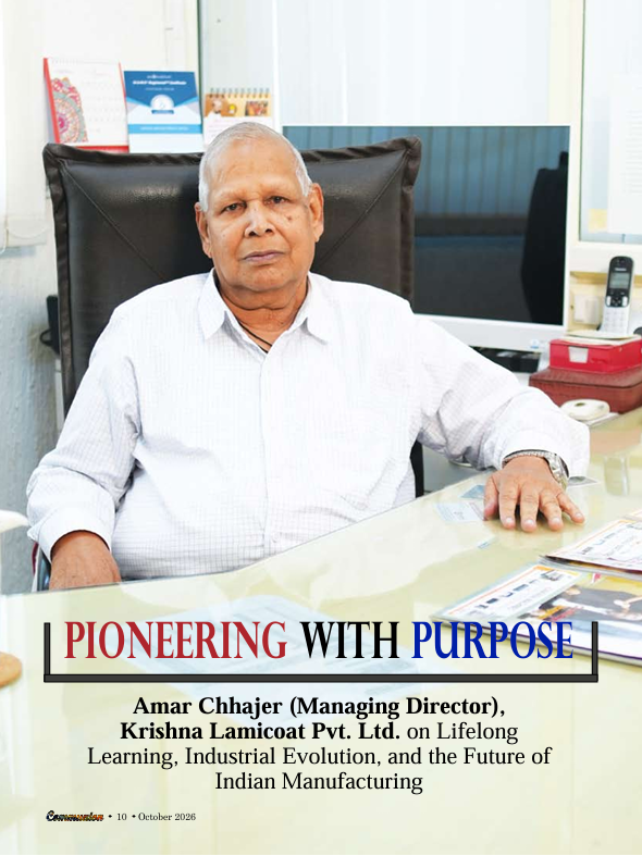 PIONEERING WITH PURPOSE (Mr.Amar Chhajer (Managing Director),  Krishna Lamicoat Pvt. Ltd )